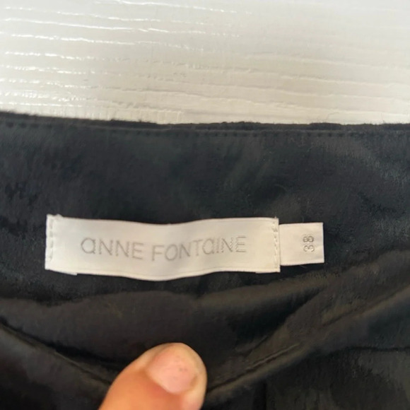 . Anne Fontaine Cleo Black skirt size 38 - Picture 3 of 5